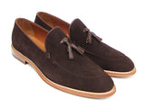 Paul Parkman Men's Tassel Loafer Brown Suede Shoes (Id#087) Size 9-9.5 D(M) US