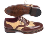 Paul Parkman Triple Leather Sole Goodyear Welted Wingtip Brogues (ID#095BEJ) Size 9.5-10 D(M) US