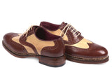 Paul Parkman Triple Leather Sole Goodyear Welted Wingtip Brogues (ID#095BEJ) Size 8-8.5 D(M) US
