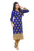 Stunning Blue and Gold Kurti Churidar