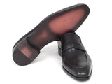 Paul Parkman Men's Penny Loafer Black Calfskin Shoes (ID#10BLK29) Size 8-8.5 D(M) US