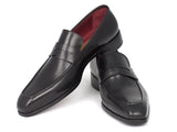 Paul Parkman Men's Penny Loafer Black Calfskin Shoes (ID#10BLK29) Size 7.5 D(M) US