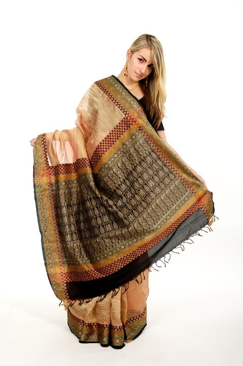 Blissful Sienna Coffee Sari