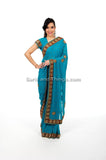 Blue Wedding Sari