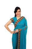 Blue Wedding Sari