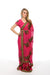 Fun and Flirty in Fuchsia Party-Wear Sari