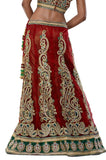 Magnificent Red and Gold Lehenga Choli-SNT11146