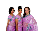 Lavender Beauty Bridesmaid Saris