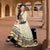 Cream Embroidered Long Anarkali Salwar Kameez (D. No. 1523-A)
