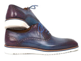 Paul Parkman Smart Casual Men Blue & Purple Oxford Shoes (ID#184SNK-BLU) Size 7.5 D(M) US