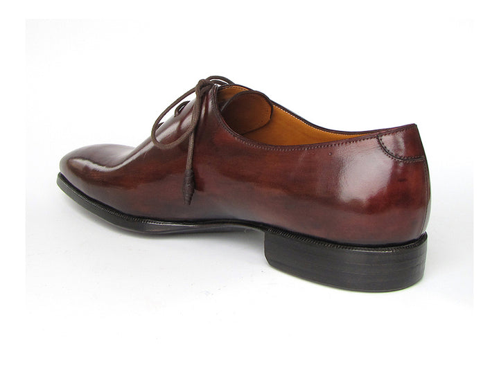 Paul Parkman Men's Oxford Brown & Bordeaux Dress Shoes (Id#22T55) Size 9-9.5 D(M) Us