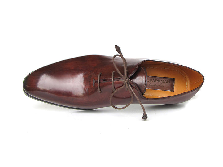 Paul Parkman Men's Oxford Brown & Bordeaux Dress Shoes (Id#22T55) Size 12-12.5 D(M) Us