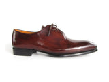 Paul Parkman Men's Oxford Brown & Bordeaux Dress Shoes (Id#22T55) Size 7.5 D(M) Us
