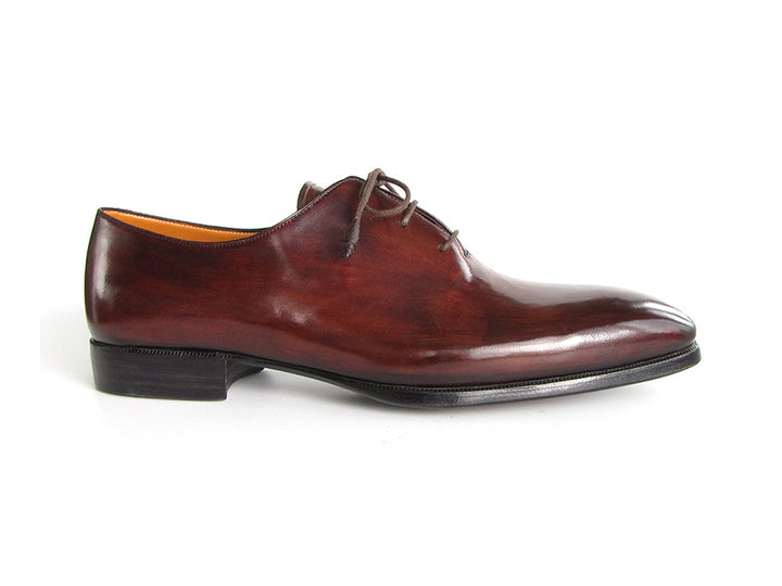 Paul Parkman Men's Oxford Brown & Bordeaux Dress Shoes (Id#22T55) Size 8-8.5 D(M) Us