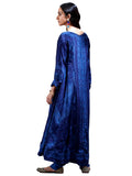 Ritu Kumar Blue Bandhej Print Kurta with Dhoti Pants