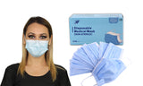 Disposable 3 Ply Face Mask 50 Pcs (Pack) Medical Grade Non Woven 3-PLY BFE 98%