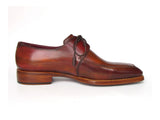 Paul Parkman Goodyear Brown Welted Square Toe Apron Derby Shoes (Id#322A7) Size 7.5 D(M) Us