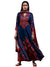 Ritu Kumar Greyish Blue & Red Printed Suit Set