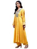 Yellow Embroidered Suit Set