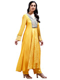 Yellow Embroidered Suit Set