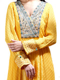 Yellow Embroidered Suit Set