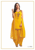 Sunshine Yellow and Gold Festive Patiyala Suit