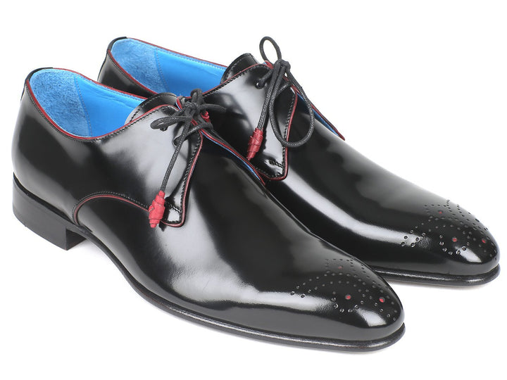 Paul Parkman Medallion Toe Black Derby Shoes (ID#54RG88) Size 13 D(M) US