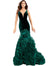 Jovani Hunter Plunging Neckline Ruffle Mermaid Prom Gown Dress