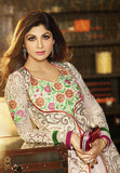 Gorgeous Long Tan Anarkali by Shilpa Shetty (6004)