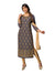 Modest Mauve Embroidered Long Kurti Salwar Kameez Suit D-6207