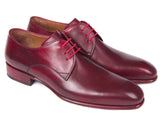 Paul Parkman Burgundy Hand Painted Derby Shoes (ID#633BRD72) Size 12-12.5 D(M) US