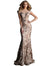 Jovani Copper Gold Off the Shoulder Sweetheart Neck Prom Dress