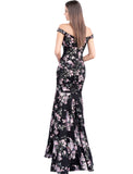 Jovani Black Multi Sequin Embellished Mermaid Prom Dress