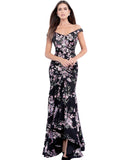 Jovani Black Multi Sequin Embellished Mermaid Prom Dress