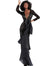 Jovani Black Low V Neck Long Sleeve Prom Jumpsuit Dress