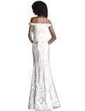 Jovani Off White Sweetheart Neckline Embellished Prom Dress