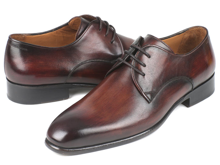 Paul Parkman Antique Brown Derby Shoes (ID#696AT51) Size 10.5-11 D(M) US