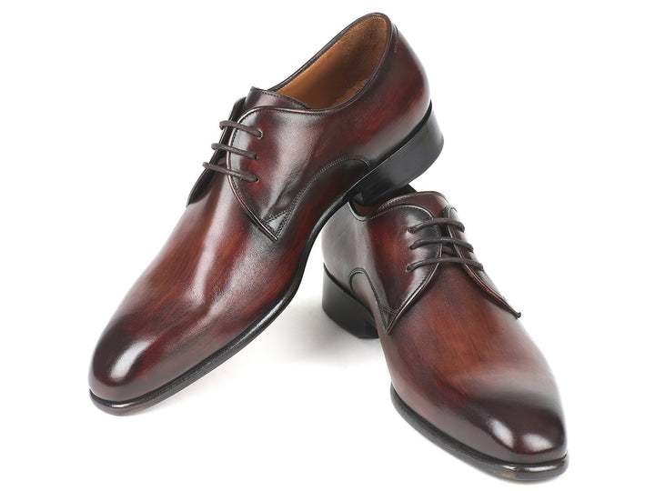 Paul Parkman Antique Brown Derby Shoes (ID#696AT51)