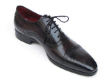 Paul Parkman Men's Captoe Oxfords Bronze & Black Shoes (Id#77U844) Size 6 D(M) US