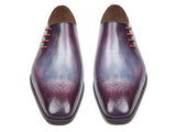 Paul Parkman Side Lace Oxfords Purple Shoes (ID#901F89) Size 12-12.5 D(M) US