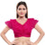 Trendy Pink Designer Indian Saree Blouse Choli with V-Neck (B-01NS-Pink)