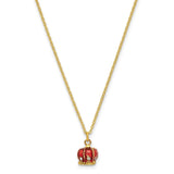 Bejeweled Her Majesty's Carriage Trinket Box with Charm Pendant