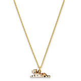 Bejeweled Tiger Trinket Box with Charm Pendant