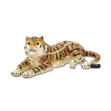 Bejeweled Tiger Trinket Box with Charm Pendant