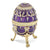 Bejeweled Imperial Purple Musical Egg