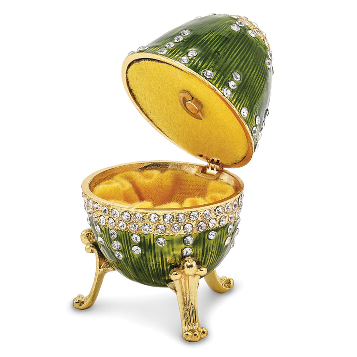 Bejeweled Regal Green Musical Egg