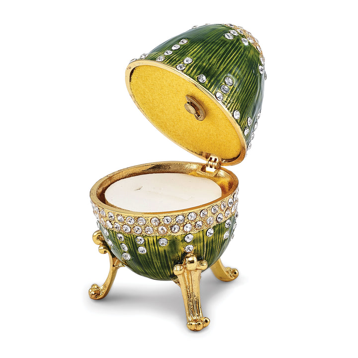 Bejeweled Regal Green Musical Egg