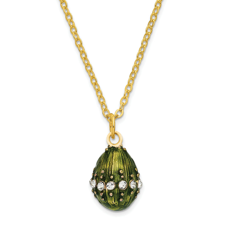 Bejeweled Regal Green Musical Egg