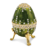 Bejeweled Regal Green Musical Egg