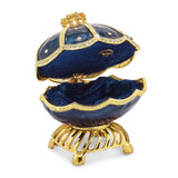 Bejeweled Royal Blue Musical Majestic Egg